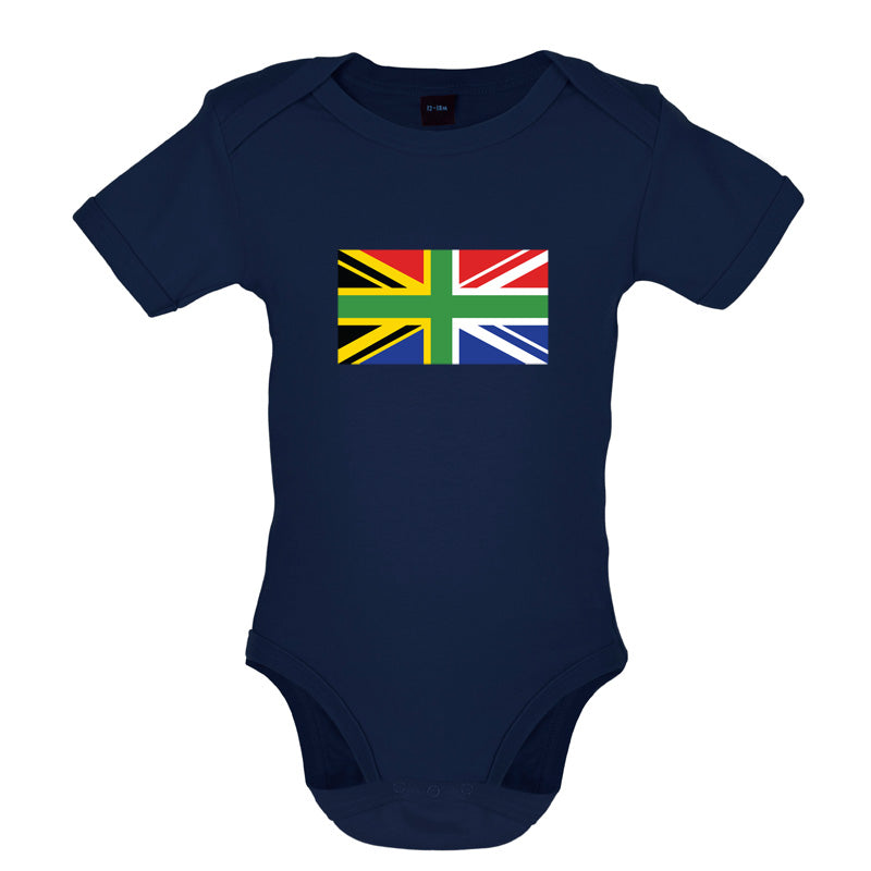 South African Union Jack Flag Baby T Shirt