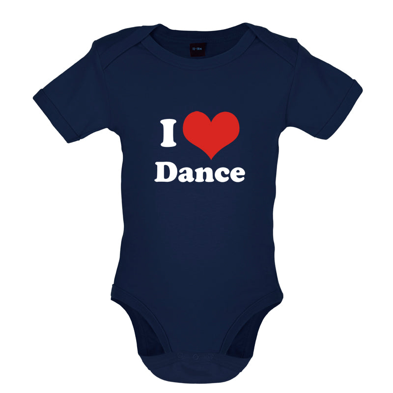 I Love Dance Baby T Shirt