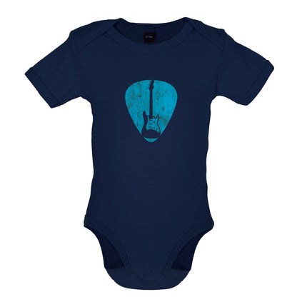Guitar Pick Full Silhouette Baby T Shirt