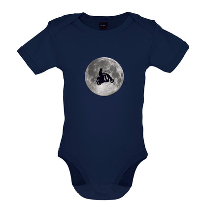 Moped Moon Baby T Shirt