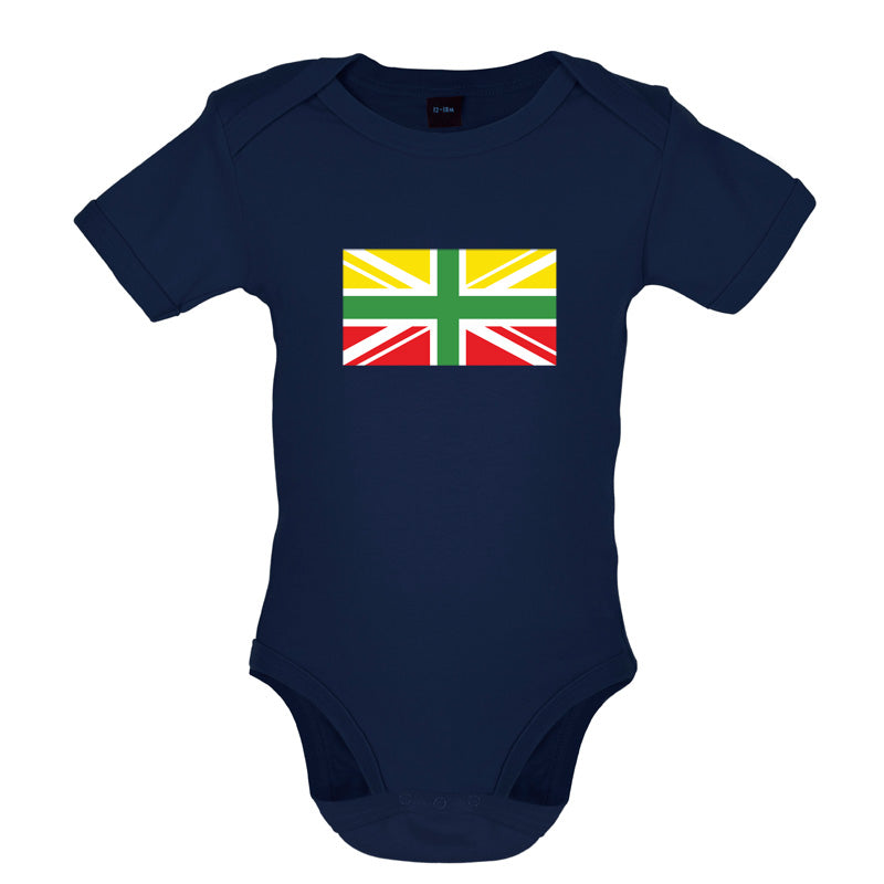 Lithuanian Union Jack Baby T Shirt