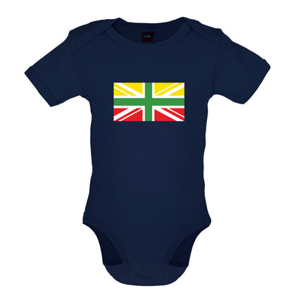 Lithuanian Union Jack Baby T Shirt