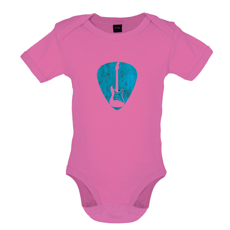 Guitar Pick Full Silhouette Baby T Shirt
