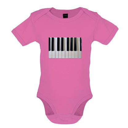 Piano Keys Colour Baby T Shirt