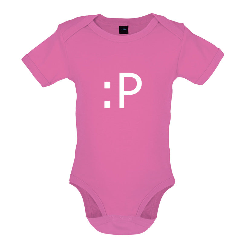 Tongue Smiley Baby T Shirt