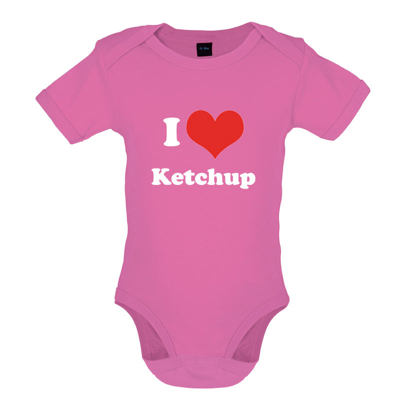 I Love Ketchup Baby T Shirt