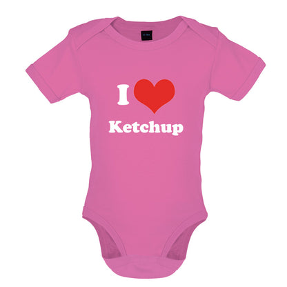 I Love Ketchup Baby T Shirt