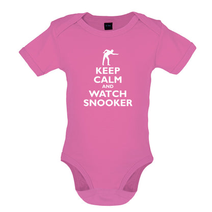 Keep Calm and Watch Snooker Baby T Shirt