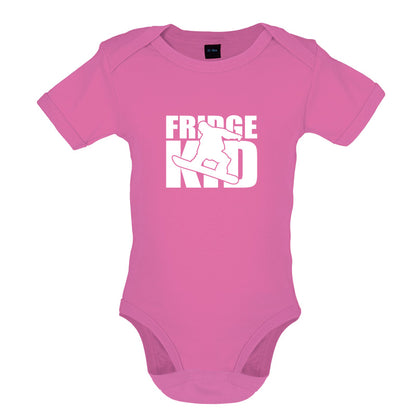 Fridge Kids Snowboard Baby T Shirt