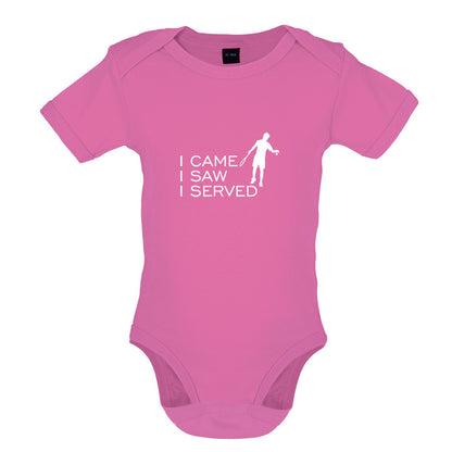 I Came I Saw I Served Baby T Shirt