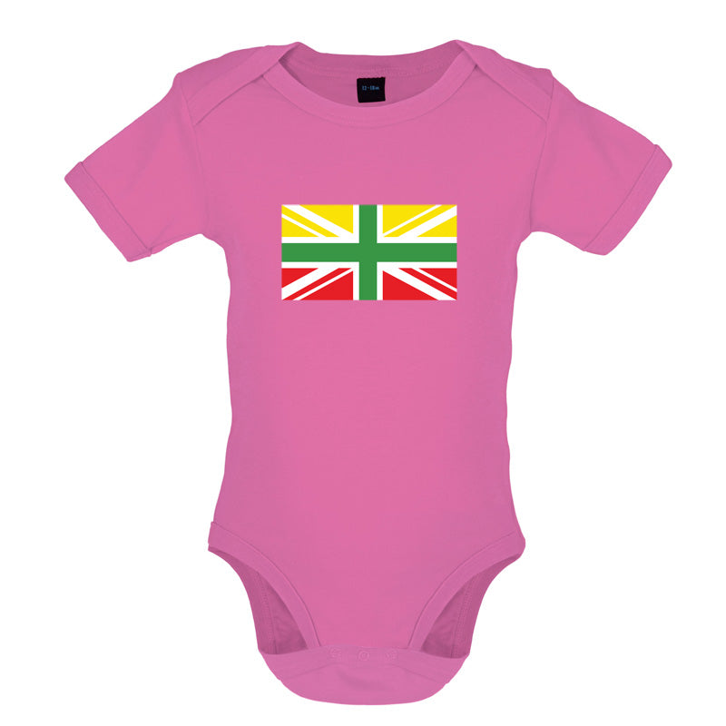 Lithuanian Union Jack Baby T Shirt