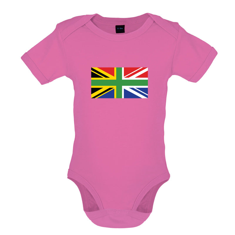 South African Union Jack Flag Baby T Shirt
