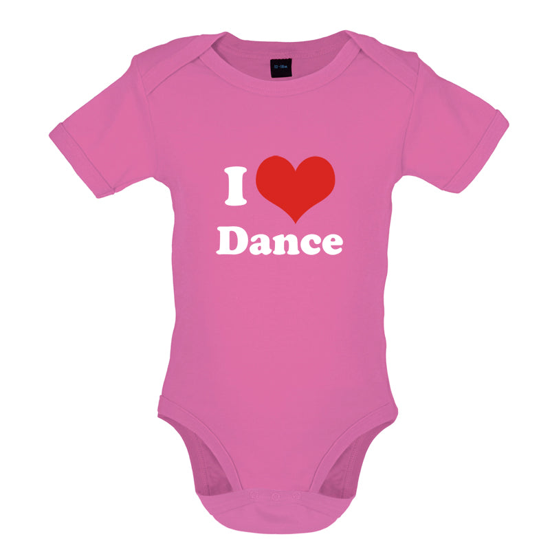 I Love Dance Baby T Shirt