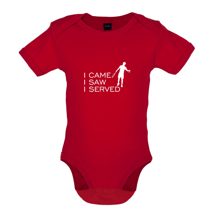 I Came I Saw I Served Baby T Shirt
