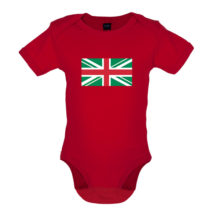 Union Jack Nigeria Flag Baby T Shirt