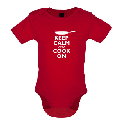 Keep Calm and Cook On Baby T Shirt