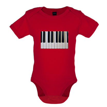 Piano Keys Colour Baby T Shirt