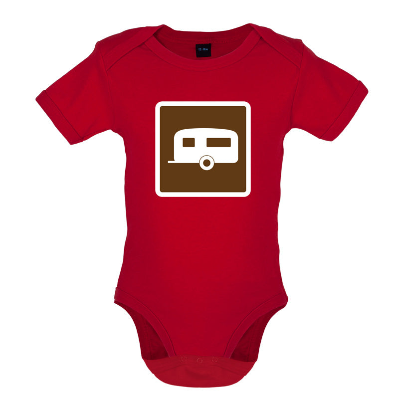 Caravan Sign Baby T Shirt