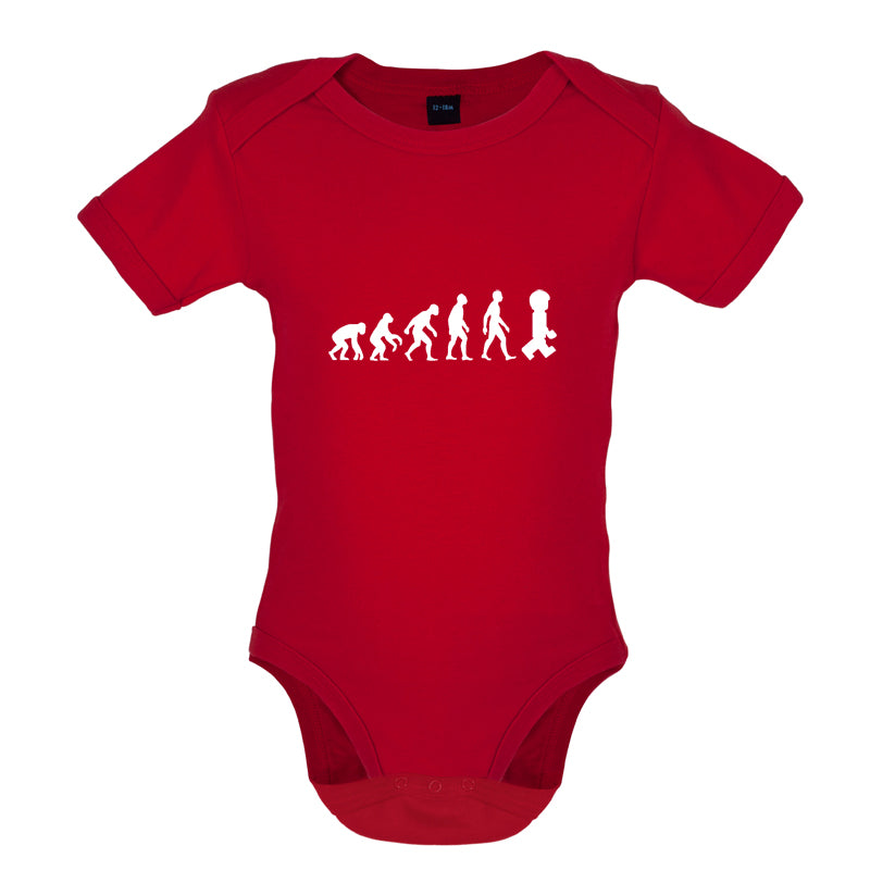 Evolution Of Man Master Builder Baby T Shirt