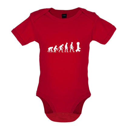Evolution Of Man Master Builder Baby T Shirt
