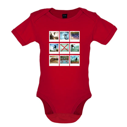 Go Skateboarding Photo Collage Baby T Shirt