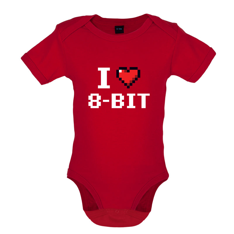 I Love 8-Bit Baby T Shirt