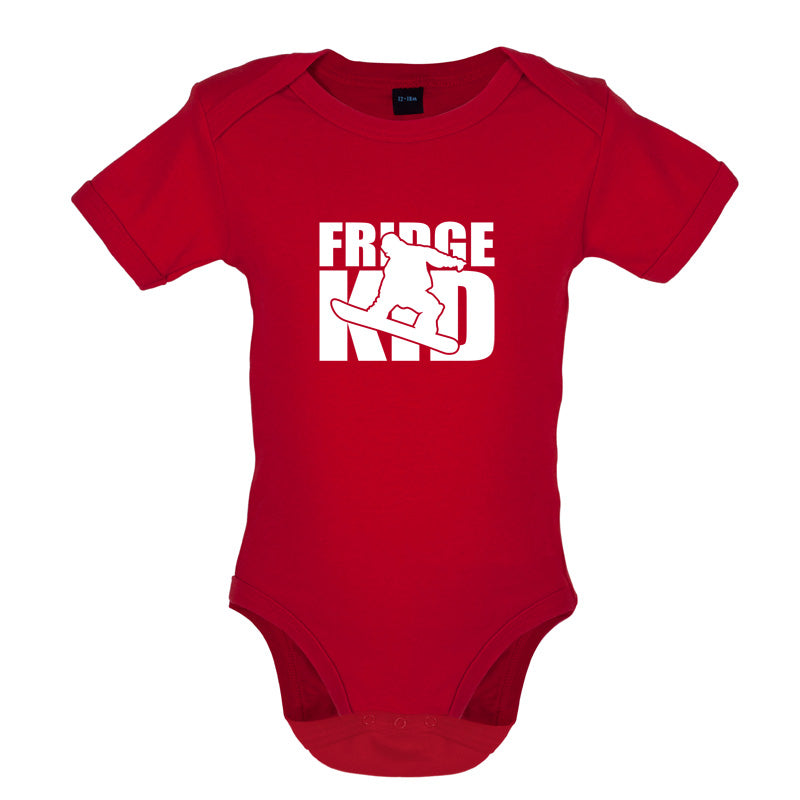 Fridge Kids Snowboard Baby T Shirt