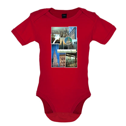 New York City Living Collage Baby T Shirt