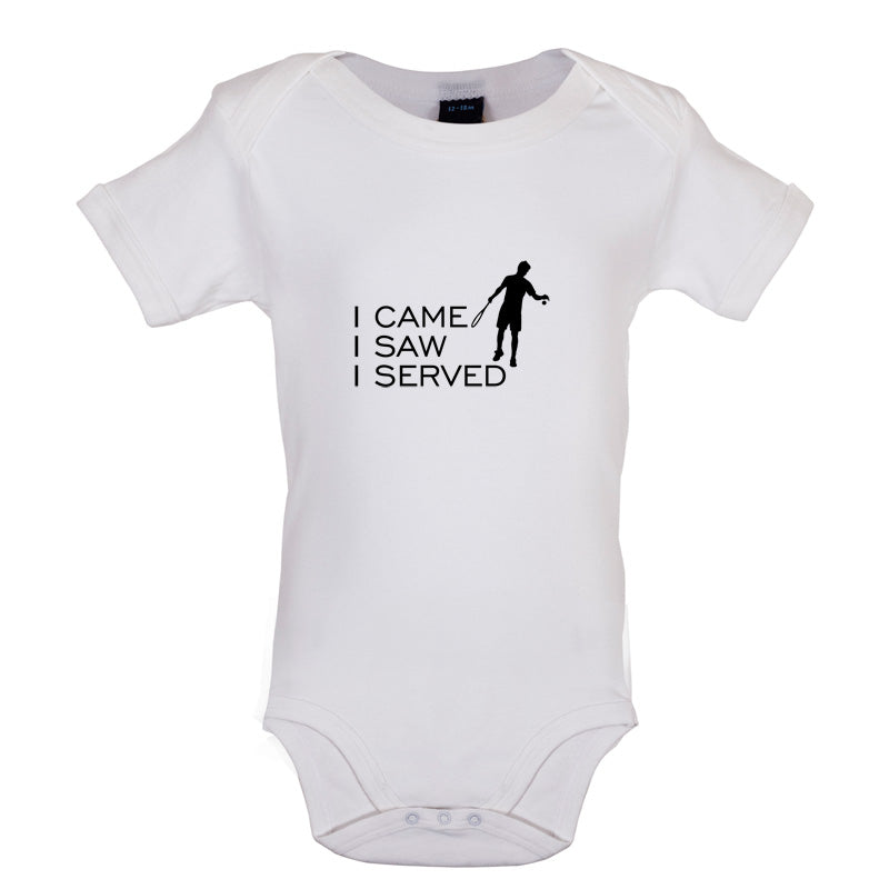 I Came I Saw I Served Baby T Shirt