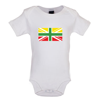 Lithuanian Union Jack Baby T Shirt