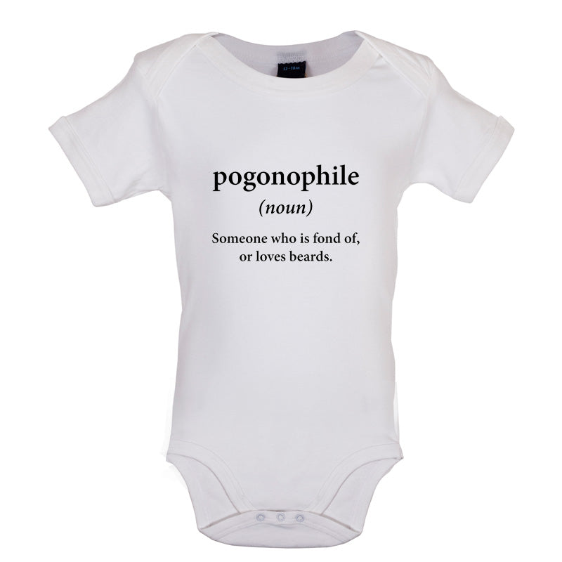 Pogonophile, Someone Who Is Fond Of Beards Baby T Shirt