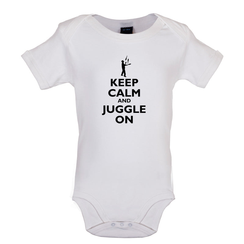 Keep Calm and Juggle On Baby T Shirt
