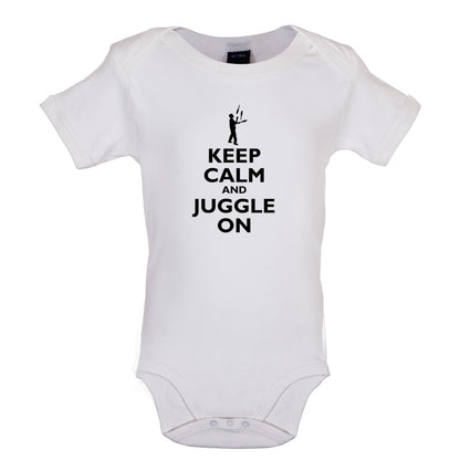 Keep Calm and Juggle On Baby T Shirt