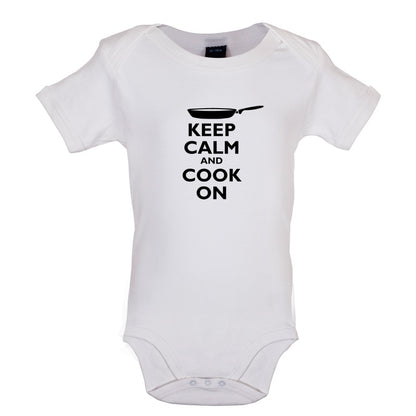 Keep Calm and Cook On Baby T Shirt