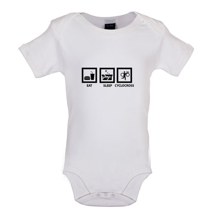 Eat Sleep Cyclocross Baby T Shirt