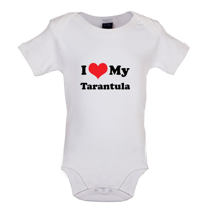 I Love My Tarantula Baby T Shirt