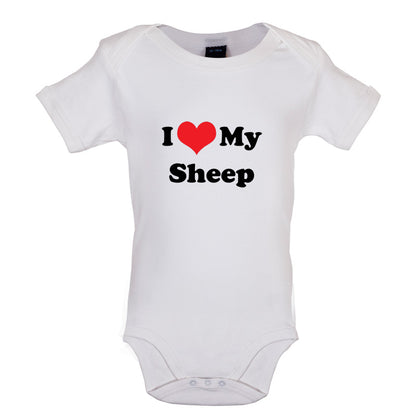 I Love My Sheep Baby T Shirt
