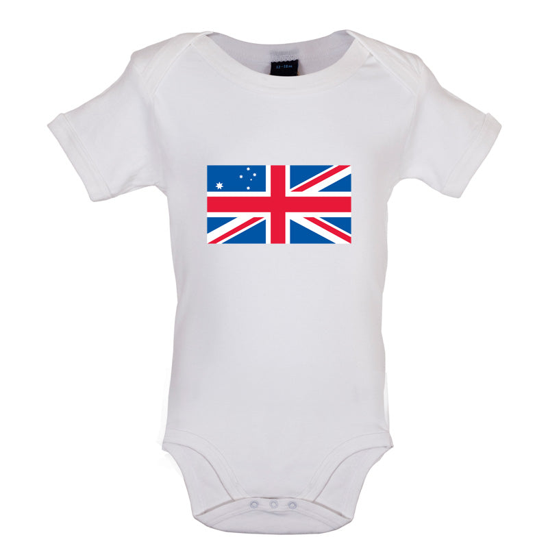 Australian Union Jack Flag Baby T Shirt