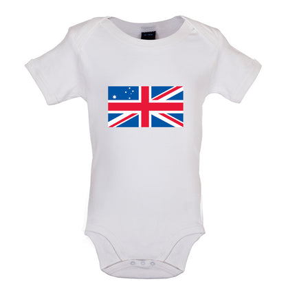 Australian Union Jack Flag Baby T Shirt