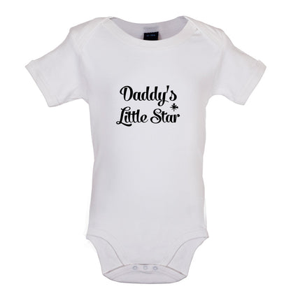 Daddy's Little Star Baby T Shirt