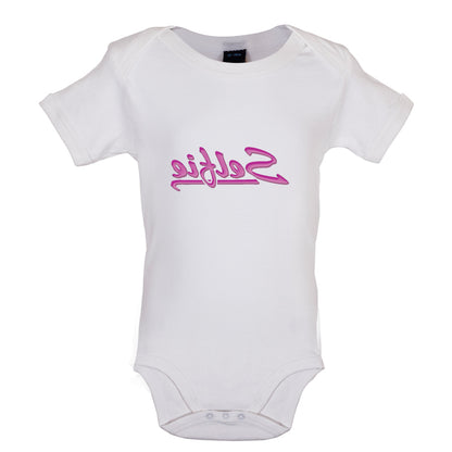 Selfie Backwards Baby T Shirt