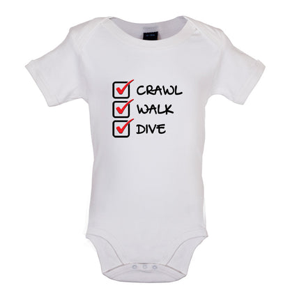 Crawl Walk Golf Baby T Shirt