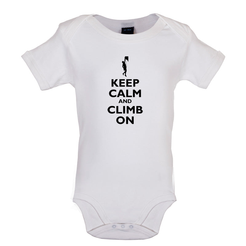 Keep Calm and Climb On Baby T Shirt