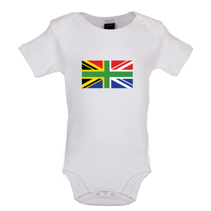 South African Union Jack Flag Baby T Shirt