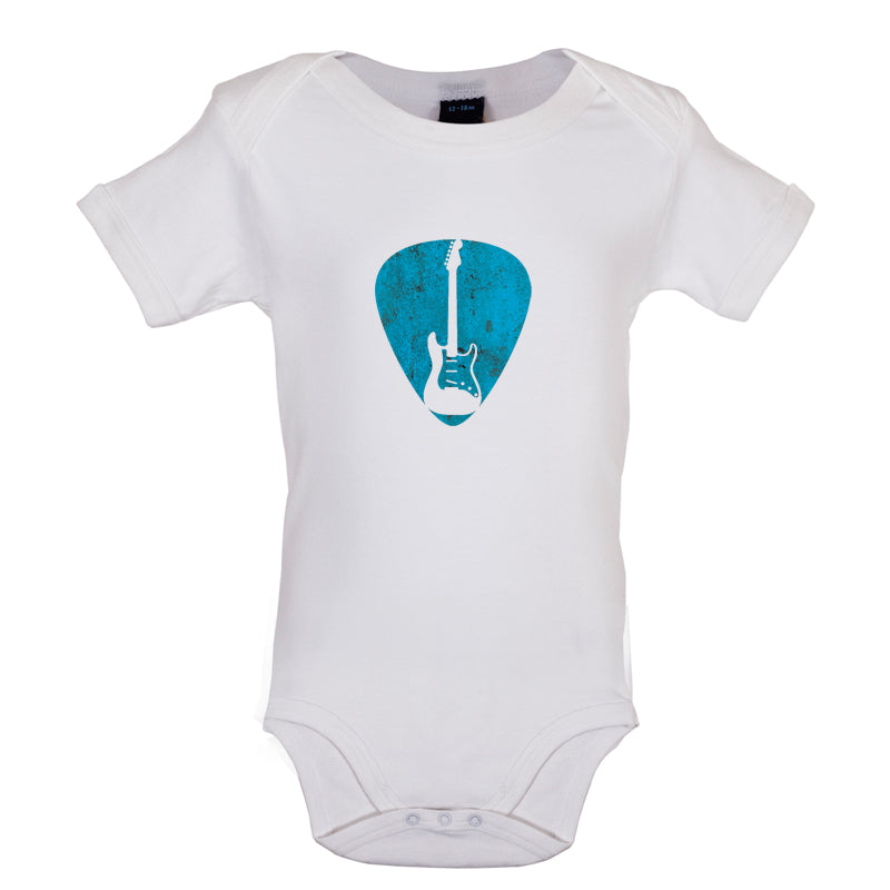Guitar Pick Full Silhouette Baby T Shirt