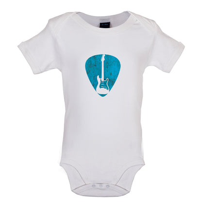 Guitar Pick Full Silhouette Baby T Shirt