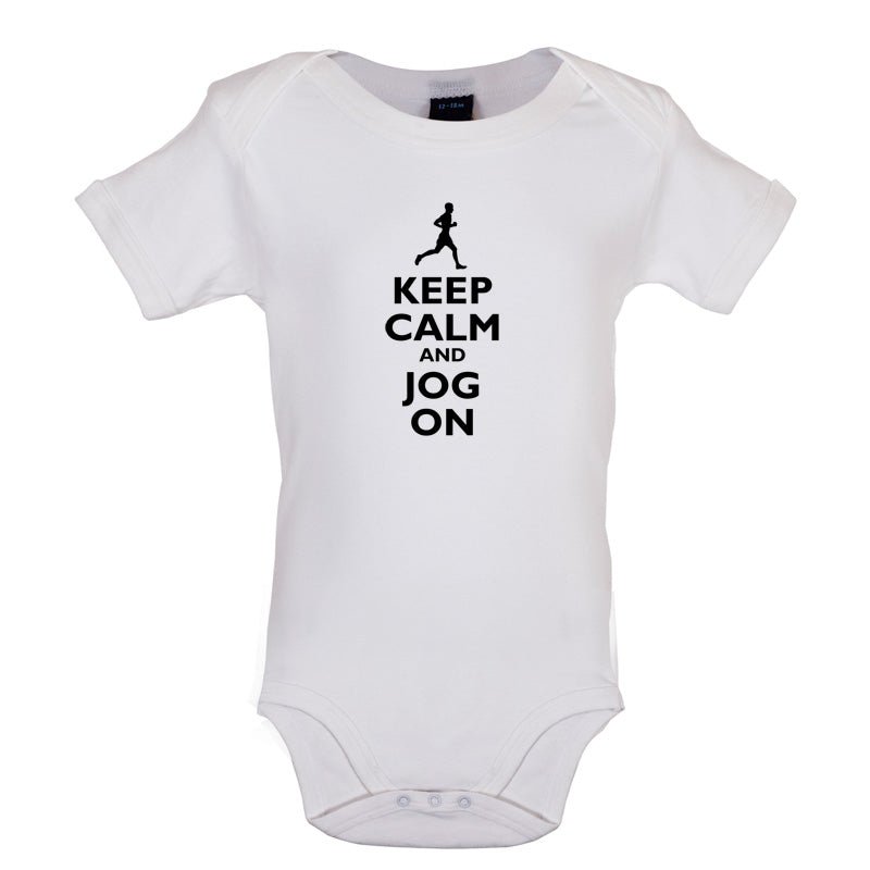 Keep Calm And Jog On Baby T Shirt