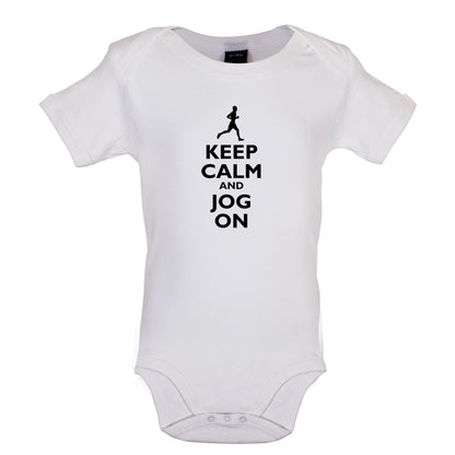 Keep Calm And Jog On Baby T Shirt