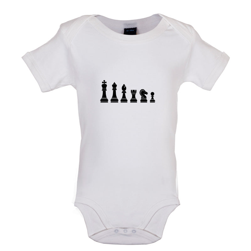 Chess Pieces Baby T Shirt