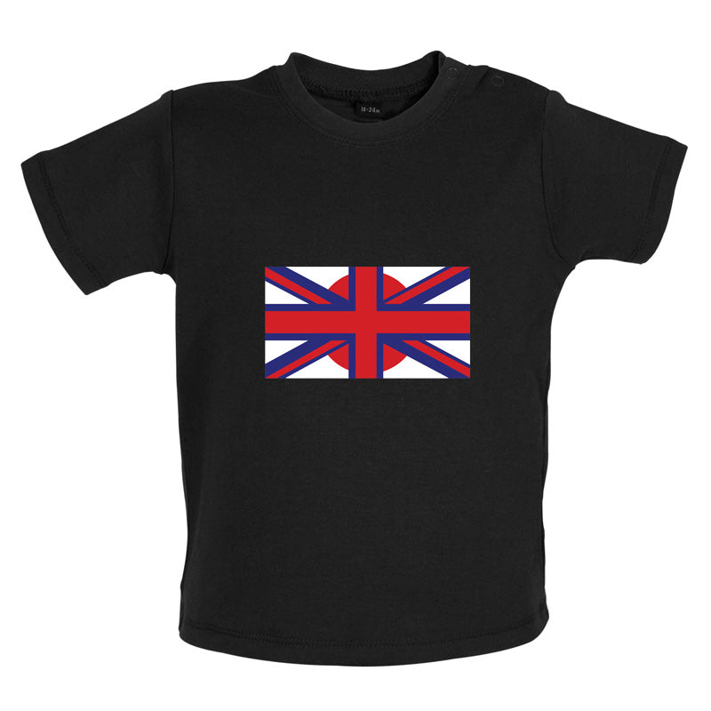 Japanese Union Jack Flag  Baby T Shirt